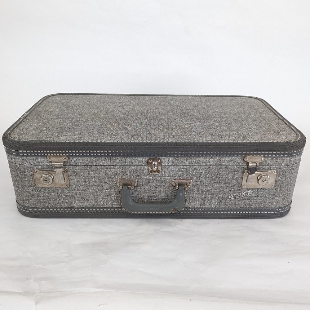 ๐ผโ๏ธ Vintage TravelJoy 2 x Locking Hardshell Suitcases โ๏ธ๐ผ - Picture 6 of 16